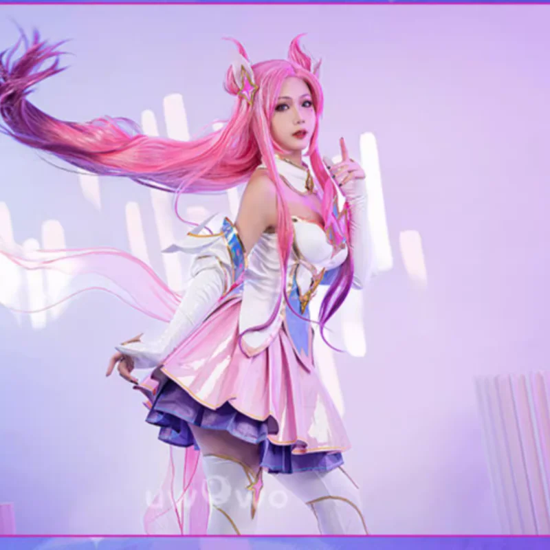 Kaisa Cosplay Costume Game LOL Anime Women Fashion Costumes Star Guardian Role Play Clothing Halloween Carnival Party Suit Stock