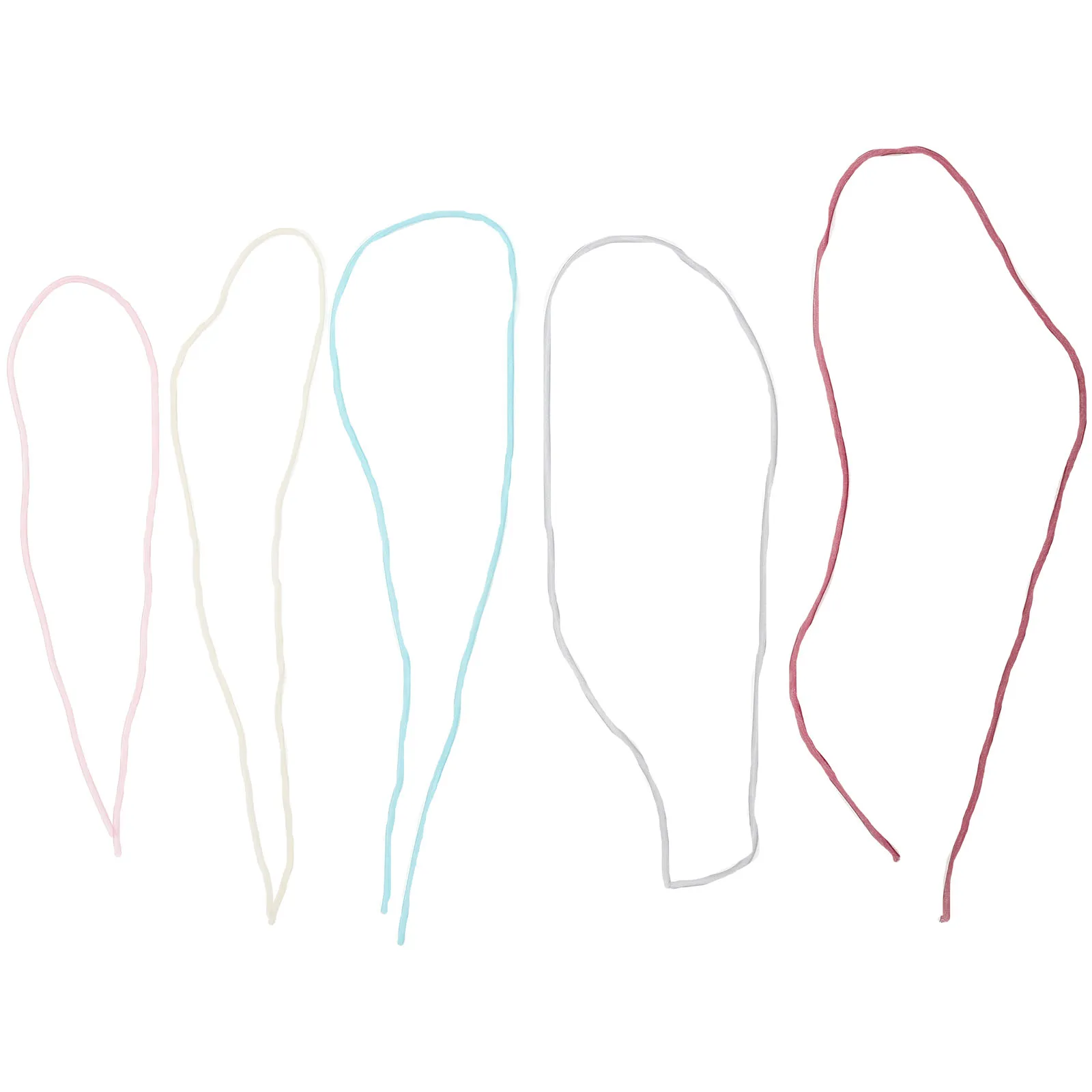 

5 Pcs Hair Accessories DIY Materials Necklace Mesh Tube Tubing Crafts Bracelet Yards