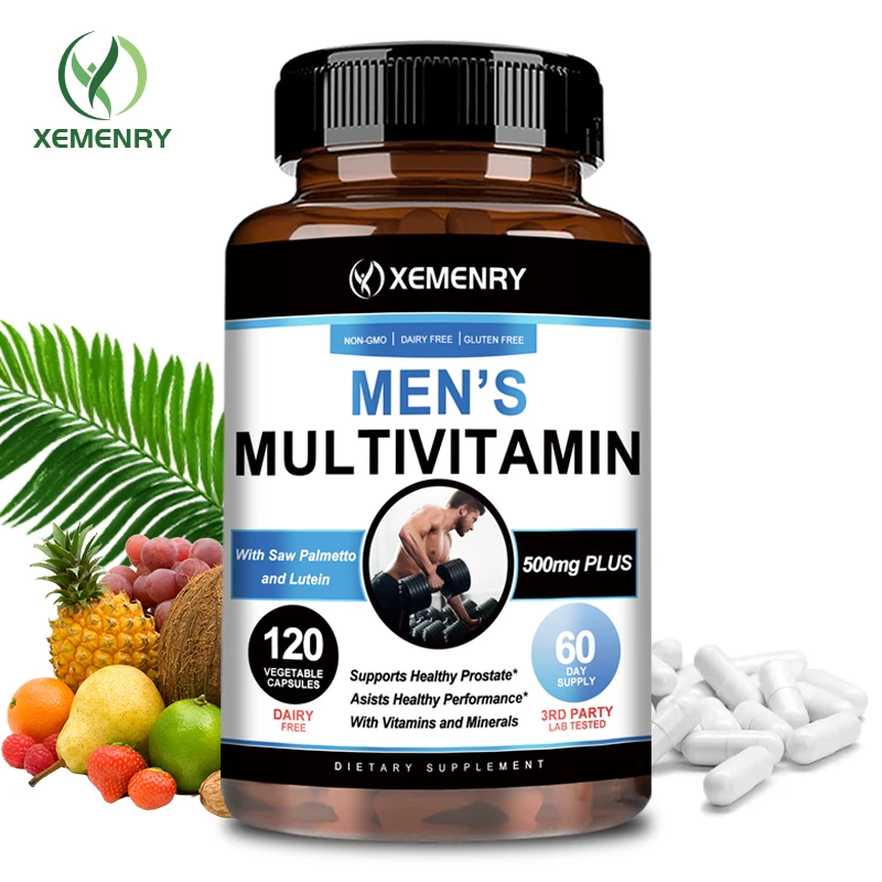 Men\'s Multivitamin - Energy Boost, Multiminerals, Muscle Growth, Prostate Health