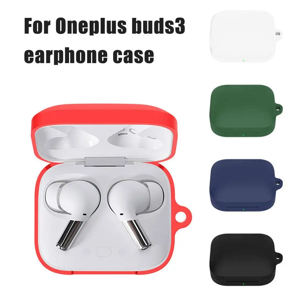 Wireless Bluetooth Earphone Case Suitable For OnePlus Buds 3 Headphone Protective Case Silicone Sleeve For Anti Drop O3R7