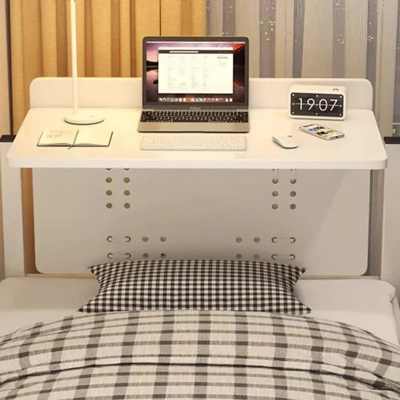 Computer Bed Table Office White Foldable Adjustable Portable Table Reading Desk Organizer Mesita De Noche Office Furniture