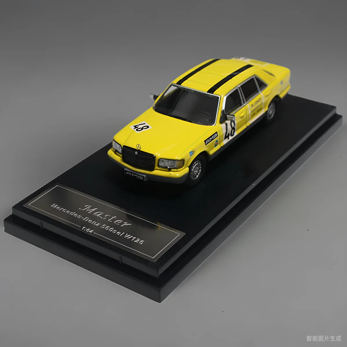 

Литой под давлением масштаб 1:64 Master Benz 560sel W126 голова тигра Benz модель автомобиля из сплава Коллекционная игрушка в подарок сувенир дисплей орнамент