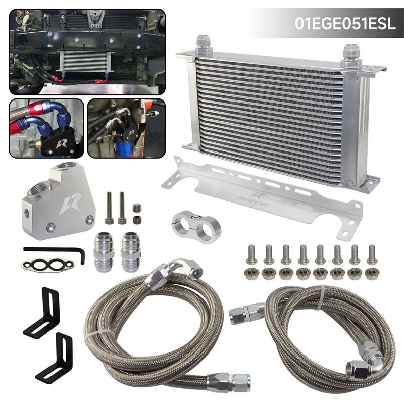 

Oil Cooler Kit 19/22/25 Row for Cadillac CTS-V 04-06 Corvette C5 97-04 C6 05-13 C7 14-19 Camaro Firebird 98-02 LS1 LS2 LS3 LS6