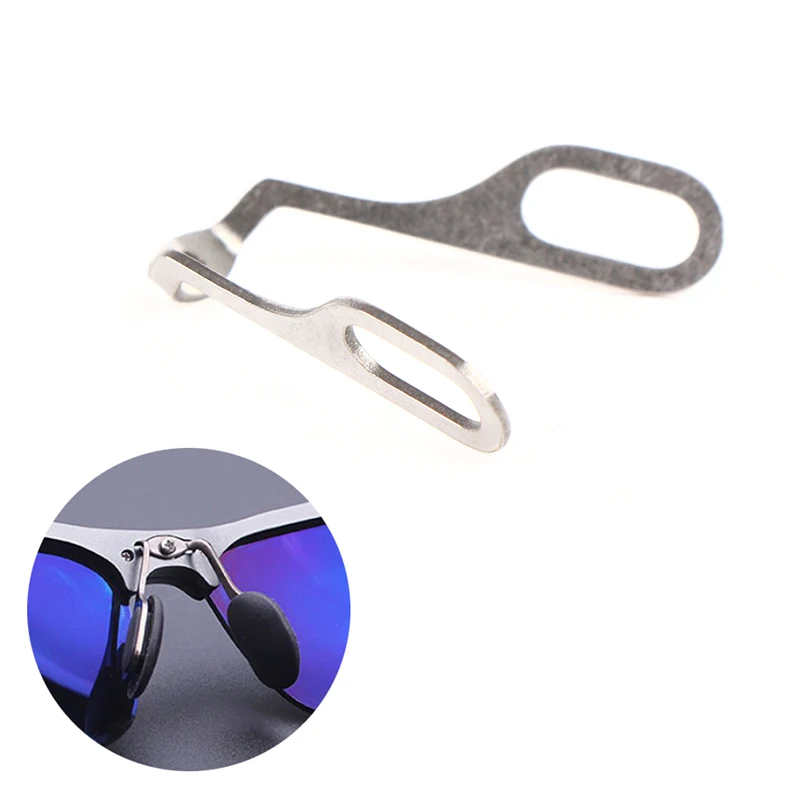 1Pc Aluminum Nose Pad Holder Eyeglasses Nose Pad Holder For Steel Glasses Frame+~-..