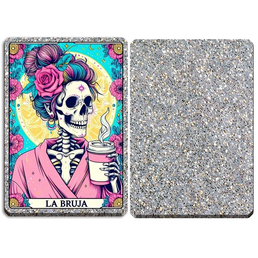 

Gothic Style Card 40mm/50mm Glitter Acrylic Flatback For DIY Phone Case Hair Bow Craft Supplies Cabochon Scrapbook