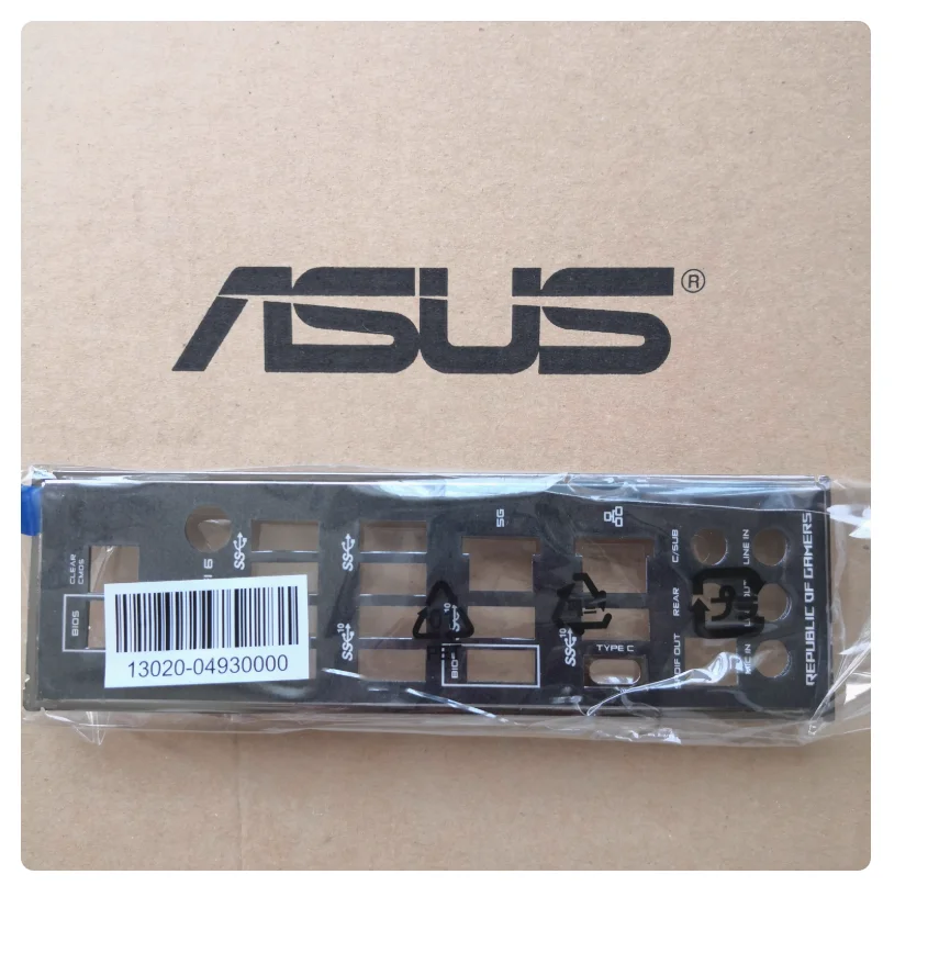 Placa trasera de escudo de E/S IO, placas traseras, soporte Blende de acero inoxidable para ASUS ROG CROSSHAIR VIII FORMULA C8F