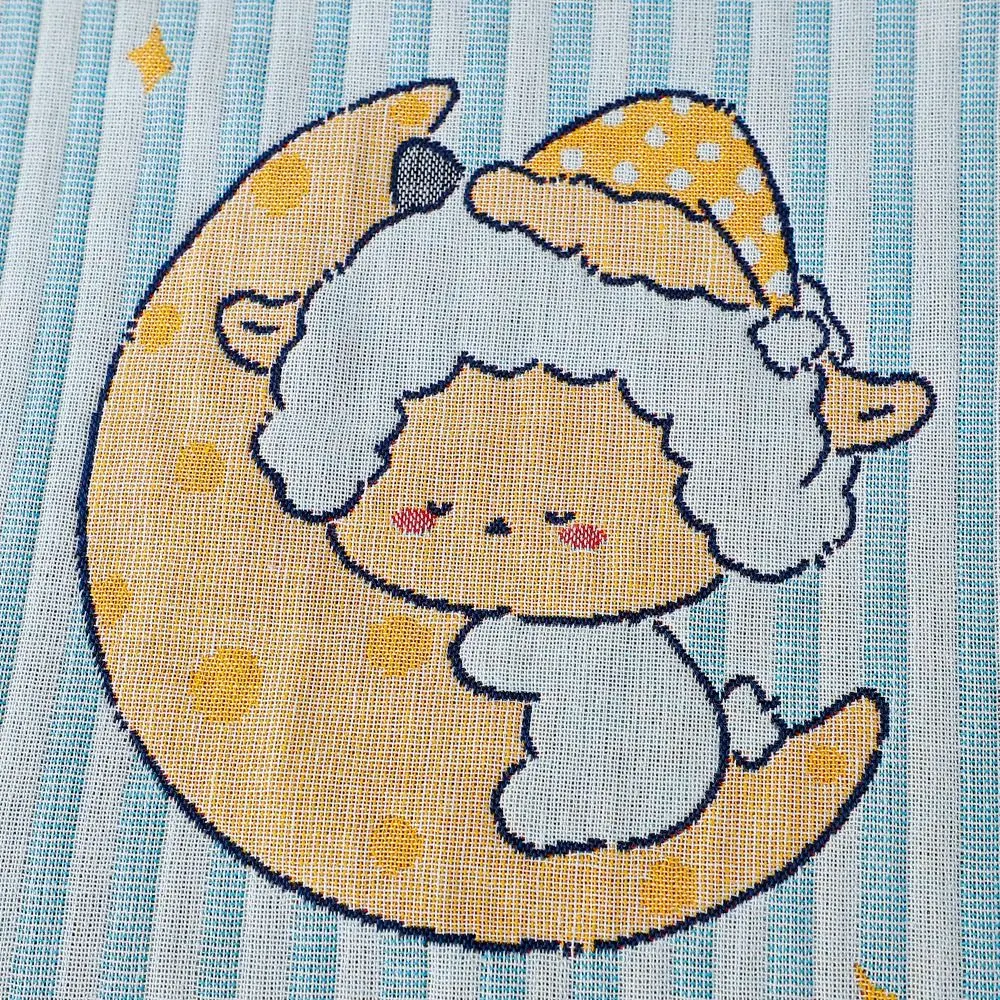 34*40cm Large Hand Towel Decorative Quick Dry Pure Cotton Dish Cloth 4 Layer Cotton Gauze Cartoon Washcloths for Home Restaurant