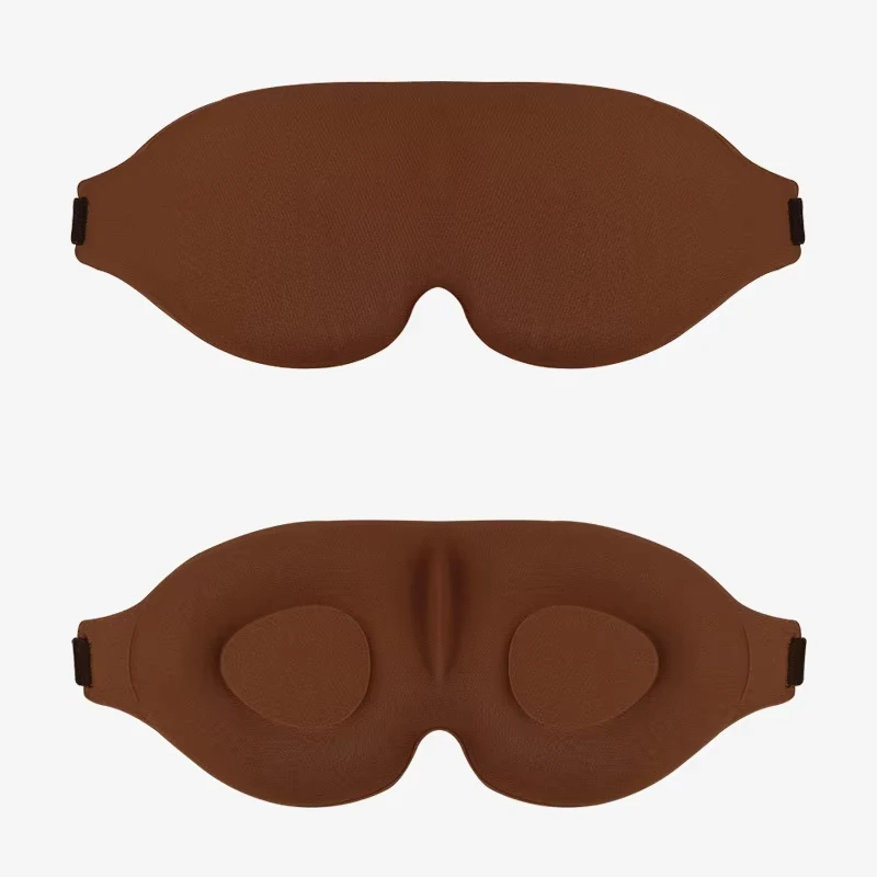 3D Corlor Unisex Eye Contoured Sleep Mask Groove Molded Memory Foam Light Blocking Soft Comfortable Car Office Travel Yoga Nap