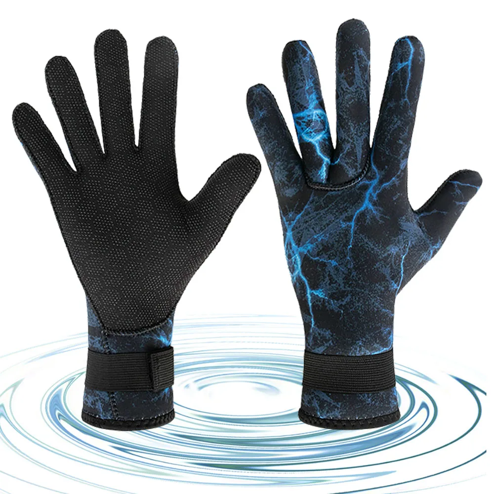 

3 мм перчатки для дайвинга, устойчивые к порезам, сохраняющие тепло, камуфляжные перчатки для подводной охоты, трубки, плавания, подводной работы, аксессуары для дайвинга