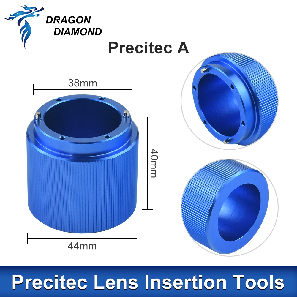 Precitec Laser Lens Insertion Removal Installation Tools A/B/C Type Focusing Collimating Lens Laser Cutting Machine Parts