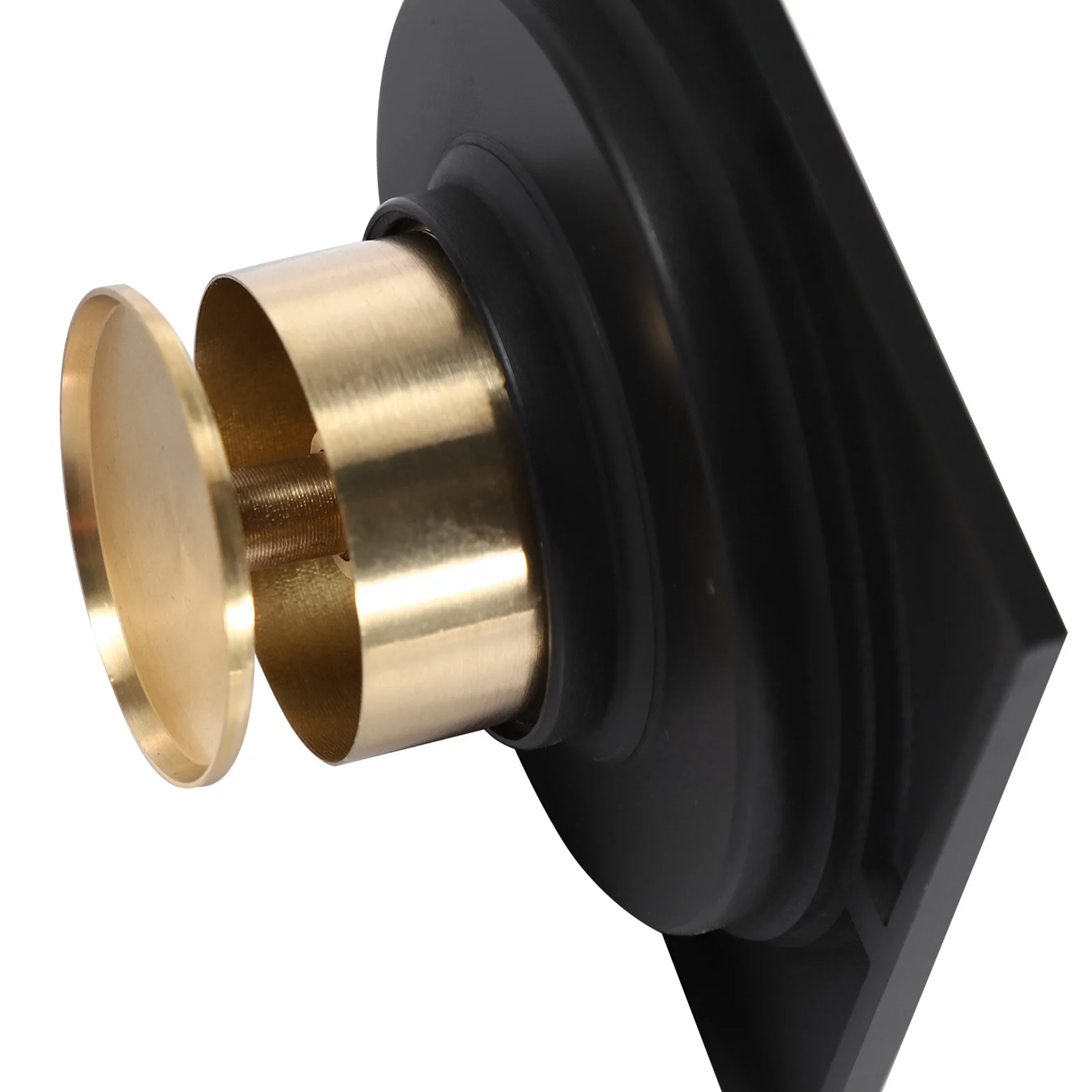 A36T-3X,4 Inch Square Shower Drain With Removable Cover Grate, Brass Anti Clogging And Odor Point Floor Drain Assembly