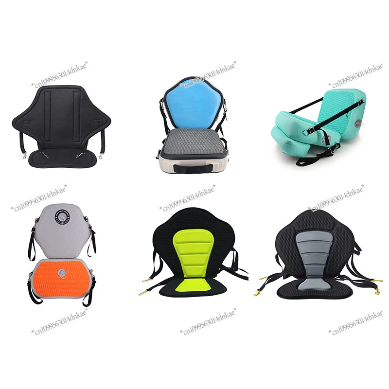 PVC Surf Paddle Board Inflatable Seat Kayak Canoe Waterproof Backrest Seat Cushion Fishing Boat Adjustable Seat