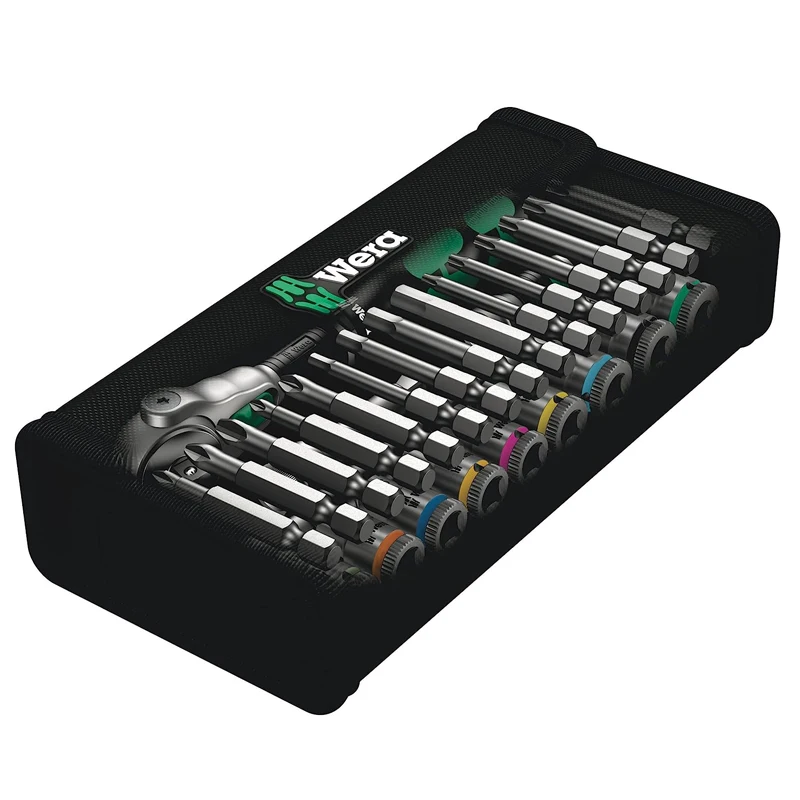 Wera 05004016001 8100 SA 6 Zyklop Metric Speed Ratchet Set 28 Piece 1/4