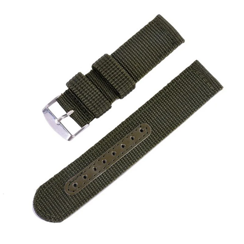 UTHAI Nylon Straps 18mm 20mm 22mm 24mm Sports Waterproof Nylon Watch Band  Thickened Nylon Canvas Watch Strap Wristband Z114