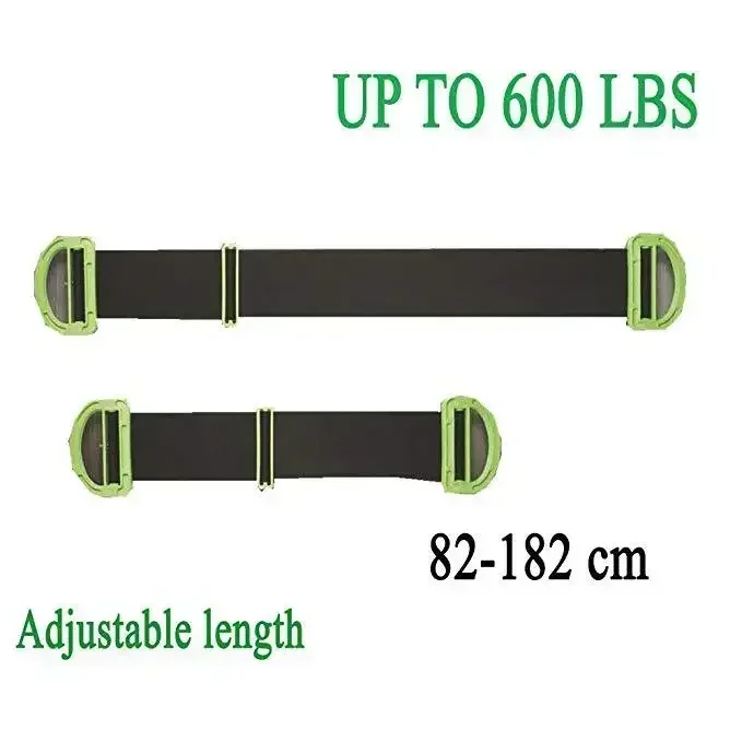 Useful Lifting Moving Strap Heavy Loading Furniture Transport Belt For Furniture Boxes Green Adjustable Shoulder Strap Conveying