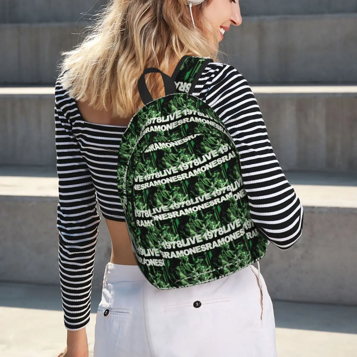 Live 1978 Music Band Backpack Student BookBag Kids School Bag Computer Shoulder Bags for Boys Girls