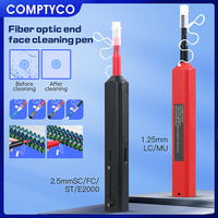 FTTH Optical Fiber Cleaning Pen Fiber Optic Cleaner Tool SC/FC/ST(2.5MM) LC(1.25MM) Fiber Connector Optical Fiber Cleaner