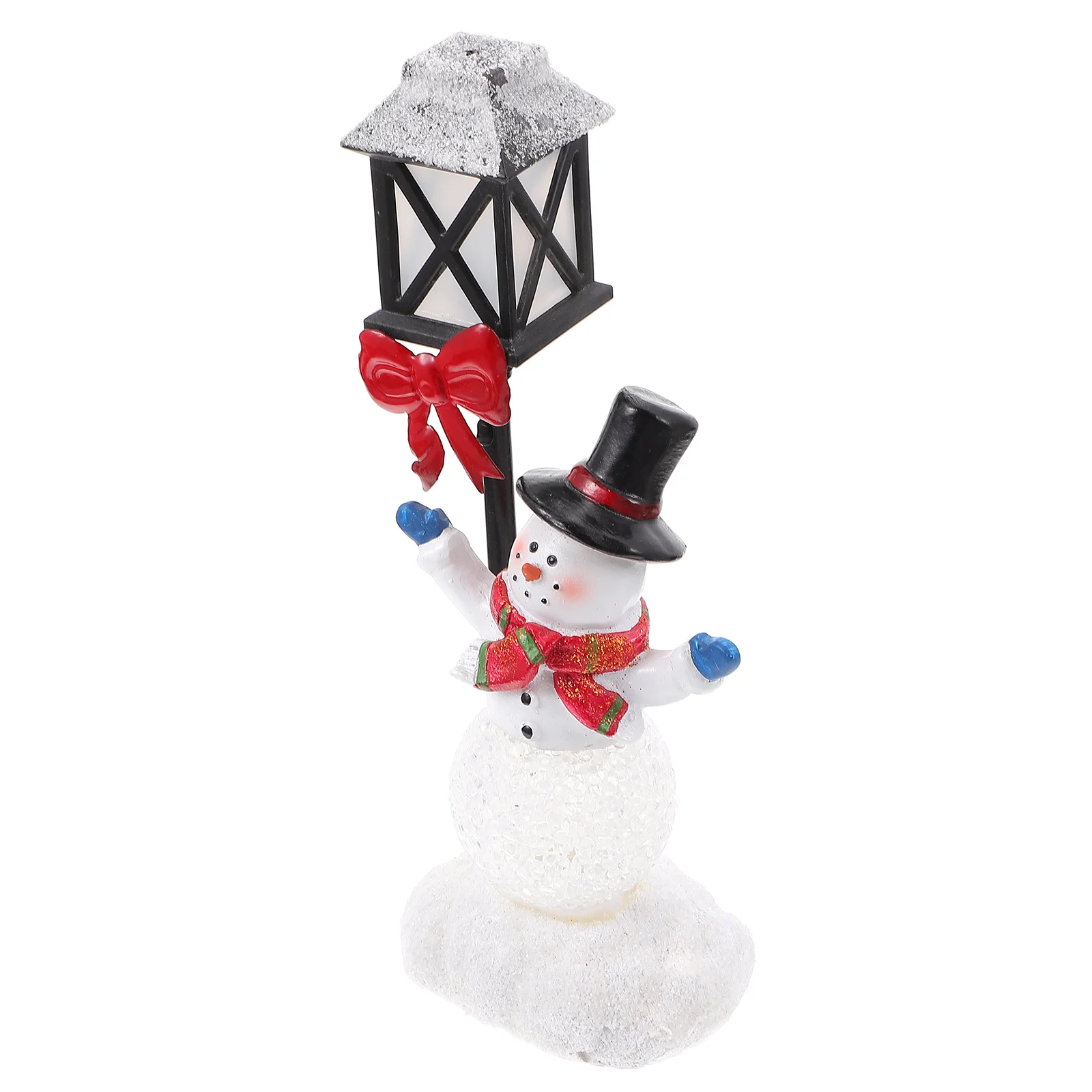 Luce notturna unica con pupazzo di neve di Natale, design raffinato, senza sbavature, superficie liscia, aspetto strutturato, luce natalizia per la casa, regalo per Natale