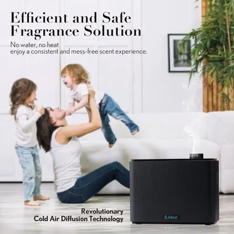 JCLOUD Smart Scent Air Machine 1000ML, cubierta del difusor de colección de hotel hasta 4500 pies cuadrados. Ft., Difusor de aire frío sin agua para el hogar