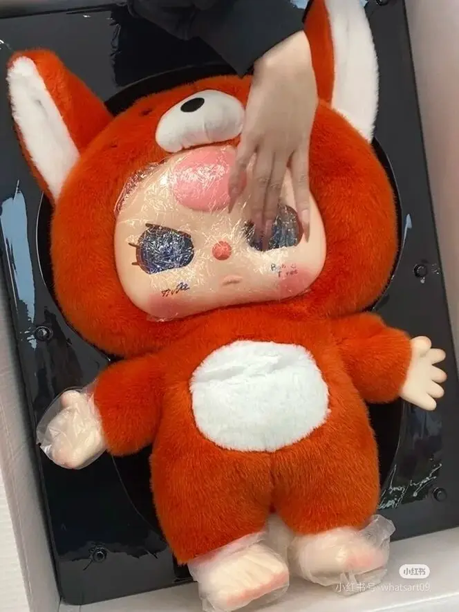 Genuíno bebê três-1000% grande caixa cega anime figura grande coelho urso estúpido kapibala castor gordo crianças presentes de natal