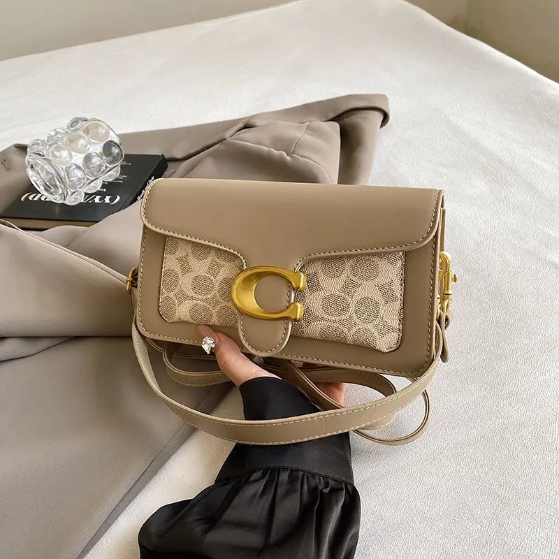 Borsa in stile designer - nuovo modello 205. Borsa a tracolla vintage di alta qualità con tracolla. Borsa classica e versatile.