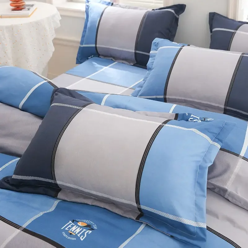Modern Minimalist Skin Friendly Plant Printed Pillowcase Essential for Families Fresh and Natural Student Dormitory Bedding
