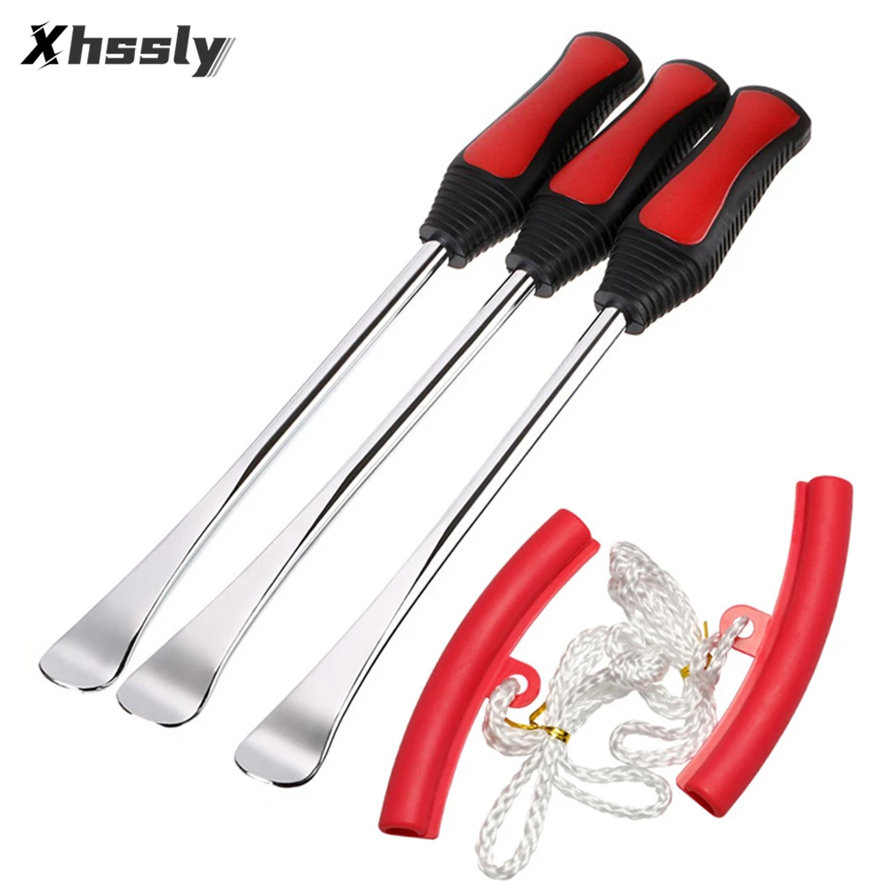 Motorcycle Bike Tire Levers Spoon Set Pry Bar Crowbar Tools For SUZUKI Sv1000 Gsxs 1000 Dr 350 Djebel 250 Sj410 Intruder Vl 1500