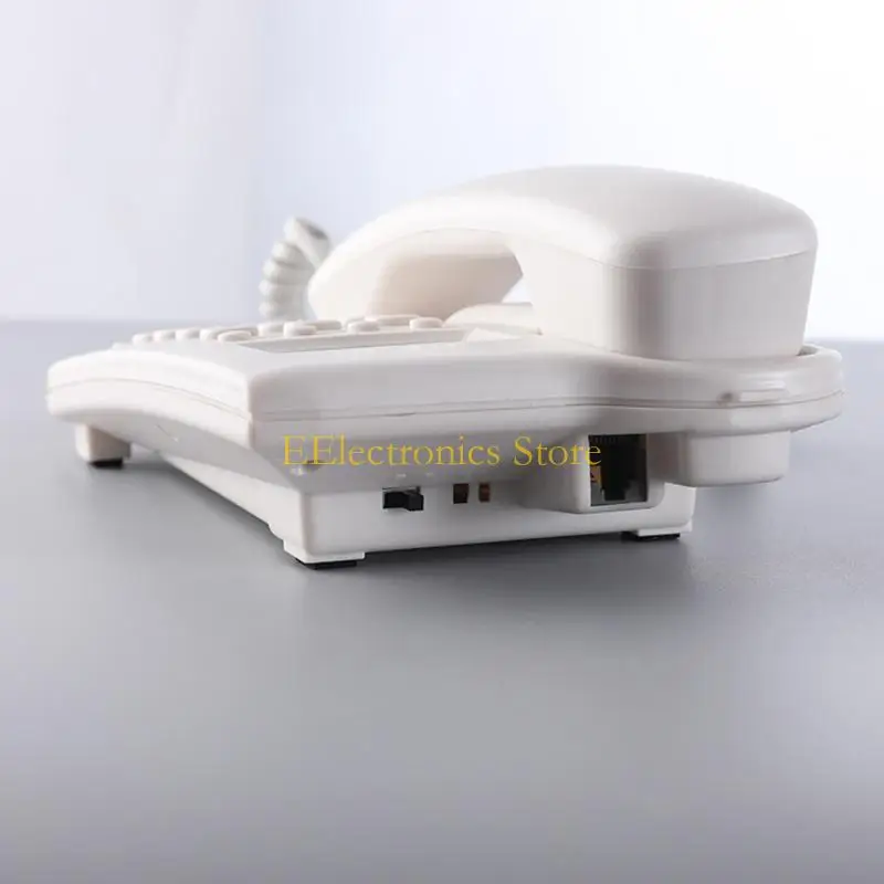 B03C Corded Telephone for Desk Landline Desktop House Phone Seniors Caller Integrated Telephone with Call for Home