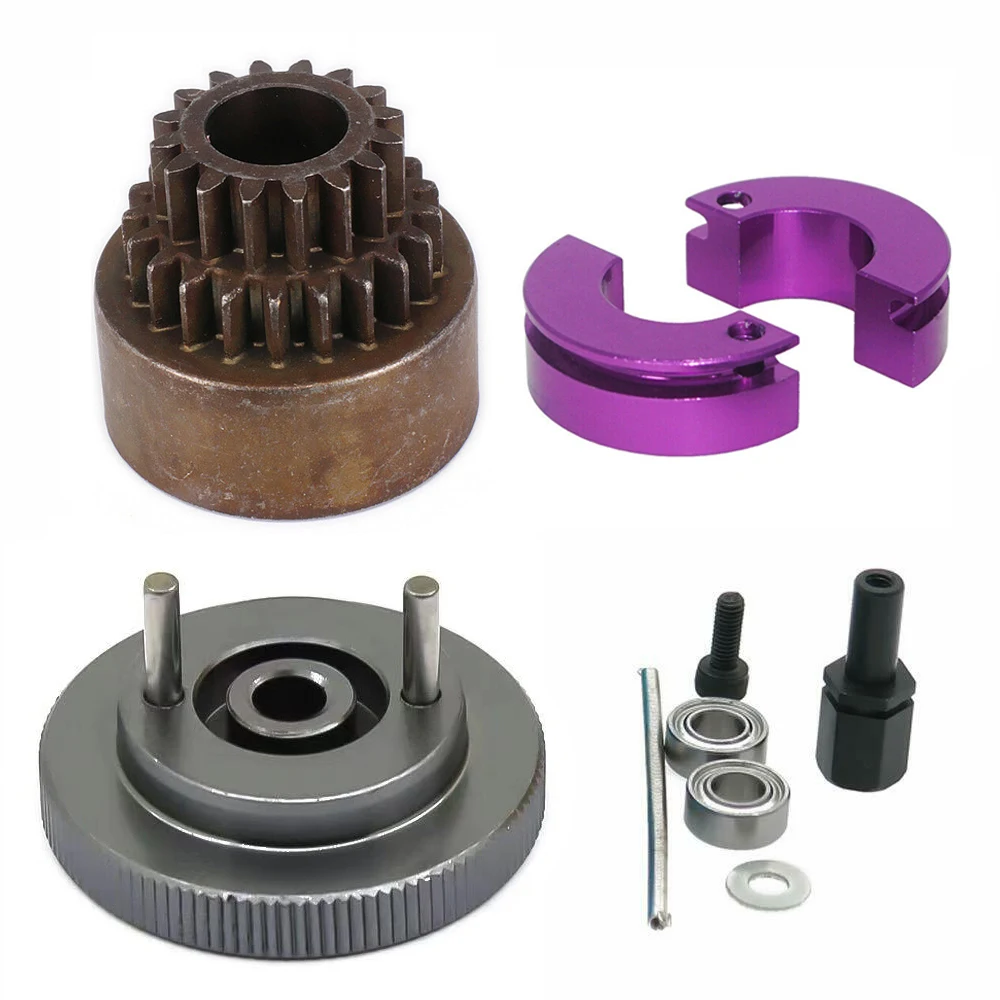 Kit d'embrayage 16T simple/Double engrenage 16-21T, pièces de mise à niveau pour 1/10 HSP Rc, accessoires de voiture 94188