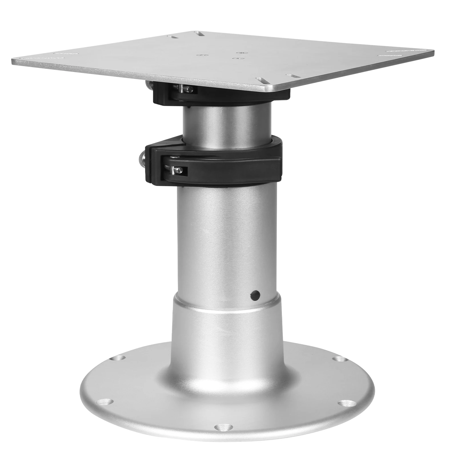 

Pneumatic Table Leg Base Detachable 3-Level Telescopic Aluminum Alloy 13-28 Inch Height Range with Gas Lift for Boats and Yachts