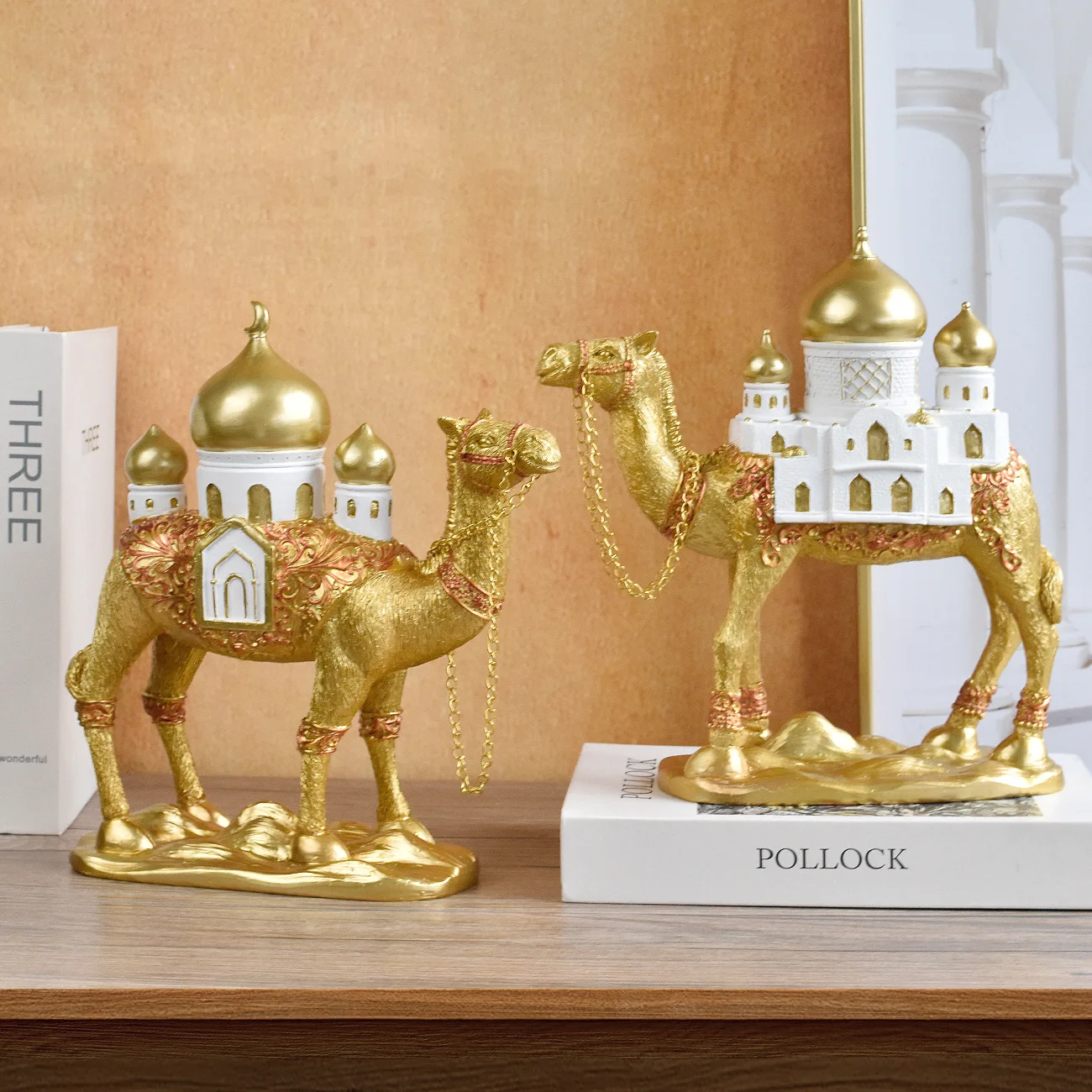 NEW Light Luxury Classical Camel Resin Handicrafts Ornaments for Home and Office Desktop Decoration Sculptures