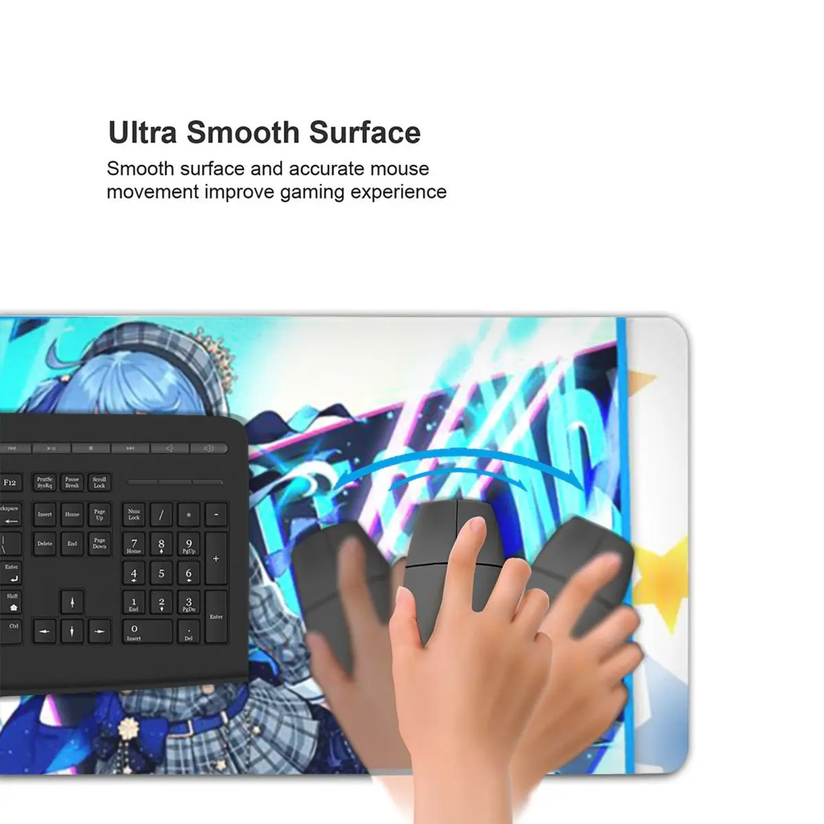 Hololives Virtual Character Live Streaming Large Mouse Pad Computer Keyboard Mouse Mat Gamer PC Desk Mat Accessories Table Mats