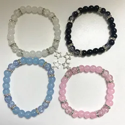 Quad 4 people matching bracelets Y2k handmade