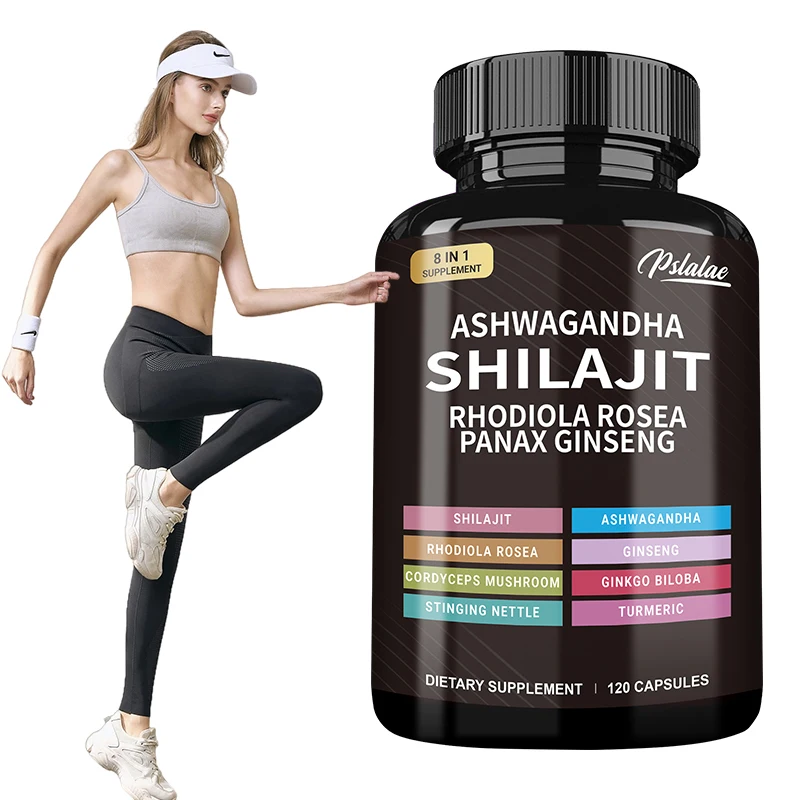 

Shilajit, Ashwagandha, Rhodiola Rosea, Panax Ginseng - Brain, Muscle, Immunity Supports Digestion, Boosts Energy and Endurance