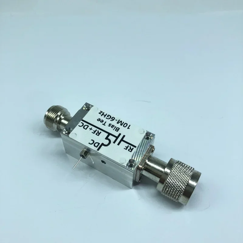 NHead RF Feeder RF DC Break Device Biasing Device Feed Bias Tee 10MHz-6GHz