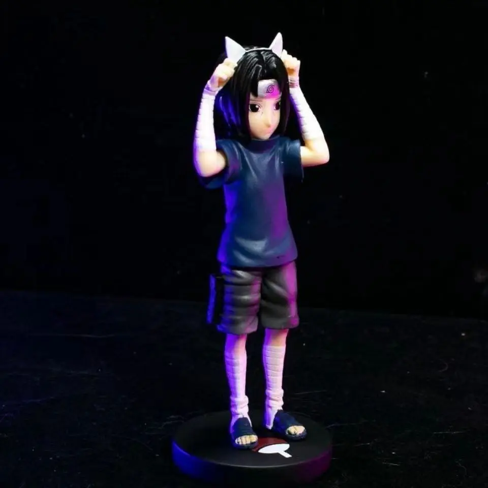 Figura de acción de Naruto de Anime de 14cm, figura de Naruto, Uchiha, Itachi, Kawaii, Sasuke, Itachi, decoración, modelo de colección, Juguetes