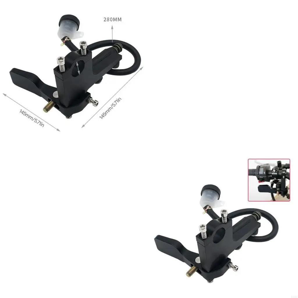 

Control Design Aluminum Thumb Brake Set Ergonomic for Professional Motorcycle racings & Stunt Performances