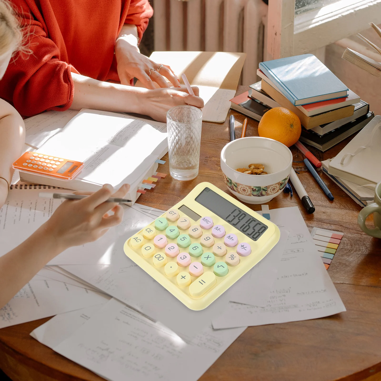 

Mechanical Keyboard Basic Calculator Portable Small Calculator Handheld Addition Multiplication Division for School