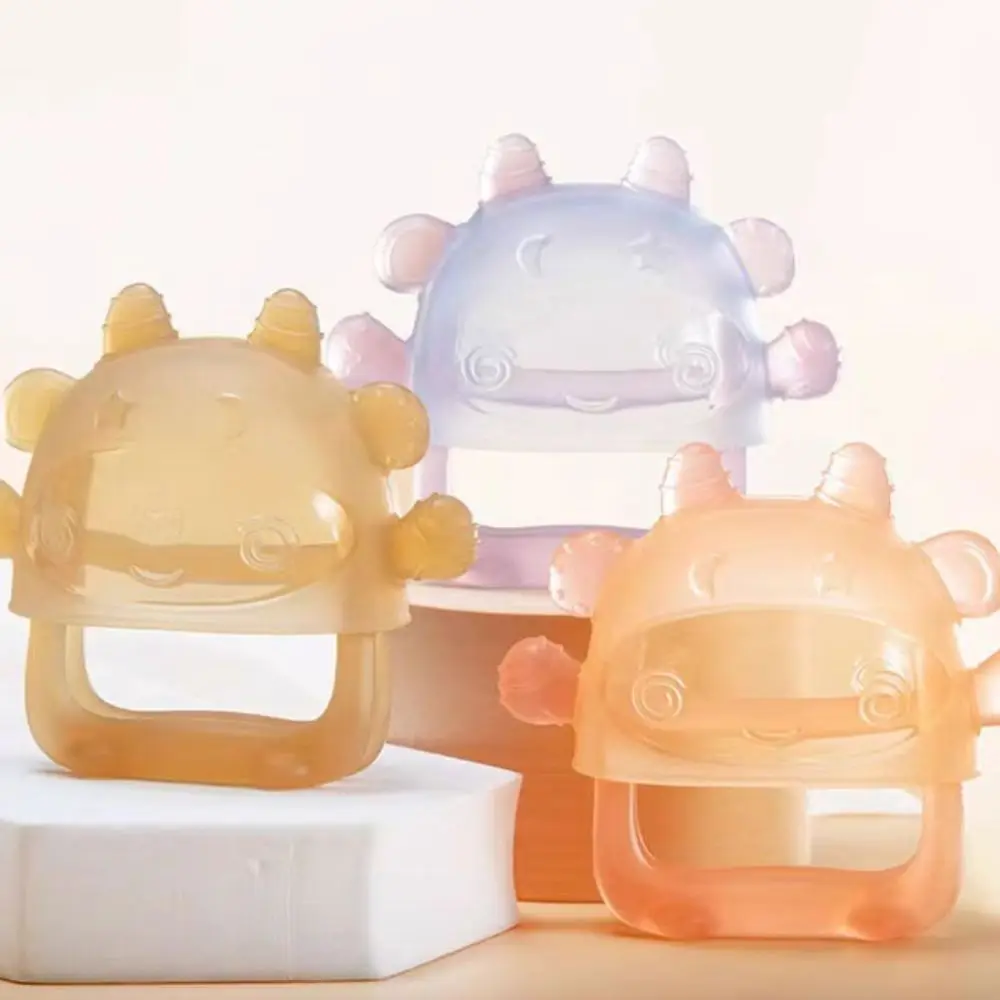 TeWindsor-Protège-doigts en silicone pour enfant, jouets de dentition doux en forme d'ours, anti-manger, main, bébé, qualité alimentaire