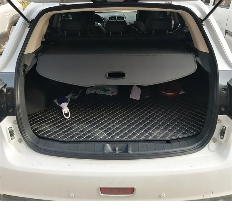 Rear Trunk Cargo Cover For Mitsubishi ASX Outlander Sport 2013-2019 Shield Shade Curtain Partition Board Privacy Blinds Security