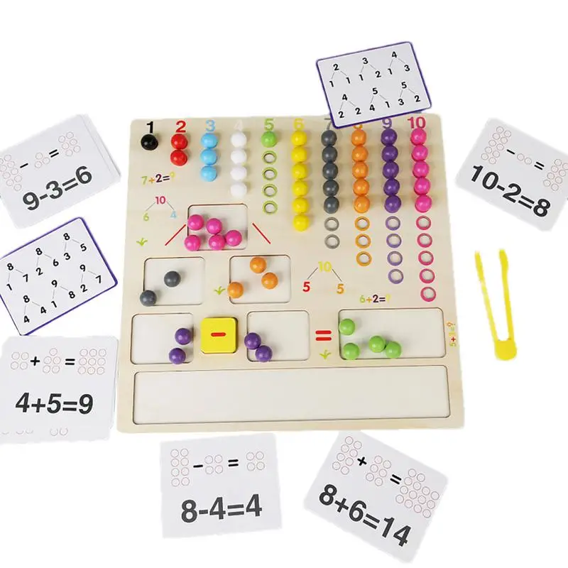 

Counting Beads For Math Math Manipulatives Counting Toys Preschool Learning Activities Math Games For Hands-Eye Coordination And