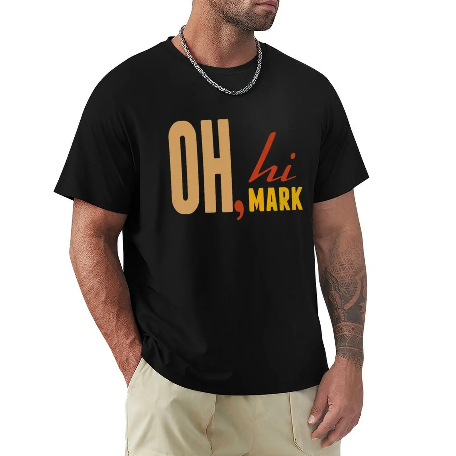 

Oh, hi Mark bad movies we love T-Shirt plus sizes summer clothes boys whites vintage t shirt men