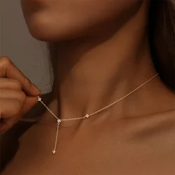 Aide 925 Sterling Silver Y Shape Necklace For Women Gift Manifest Guidance Protection Luck Pendant Necklace Birthday Party Gifts