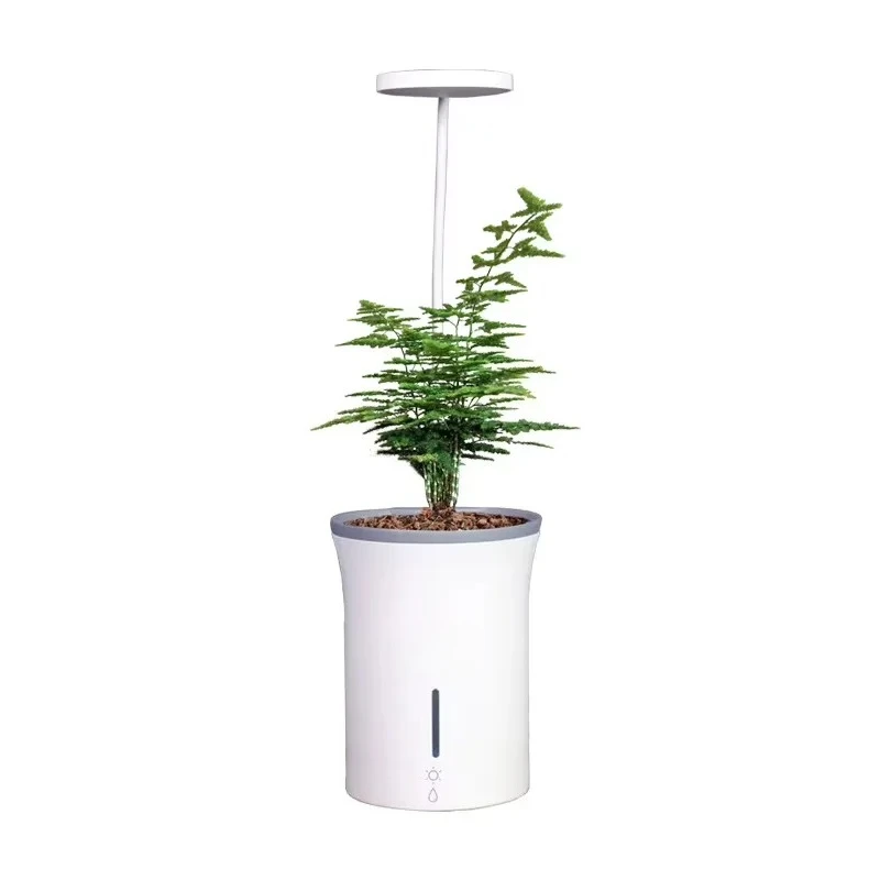 Smart WiFi Hydroponic Flower Pot with LED Grow Light New Design Indoor Garden Planter for Home Decoration Plant Growing