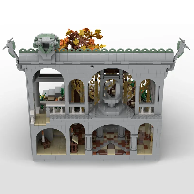 2610 pièces Moc films les anneaux scène conseil d'Elrond Architecture modèle blocs de construction bricolage assemblage briques jouets enfants cadeaux
