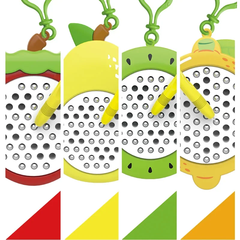 لوحة رسم مغناطيسية صغيرة تعليمية - رسم وخربش وتعلم! لعبة ألغاز ممتعة - هدية عيد ميلاد مثالية للأولاد وجي