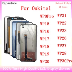 New LCD Screen For Oukitel WP15 WP16 WP17 WP18 WP19 WP20 WP21 WP22 WP23 LCD Display Touch Screen Digitier Assembly Replacement