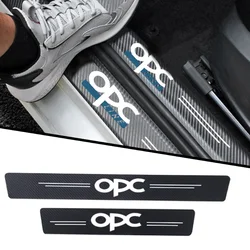 Car Door Sill Protector Sticker for Opel OPC Line Astra H G J K F Zafira A Corsa B C D Mokkav Insignia Rear Trunk Bumper Decals