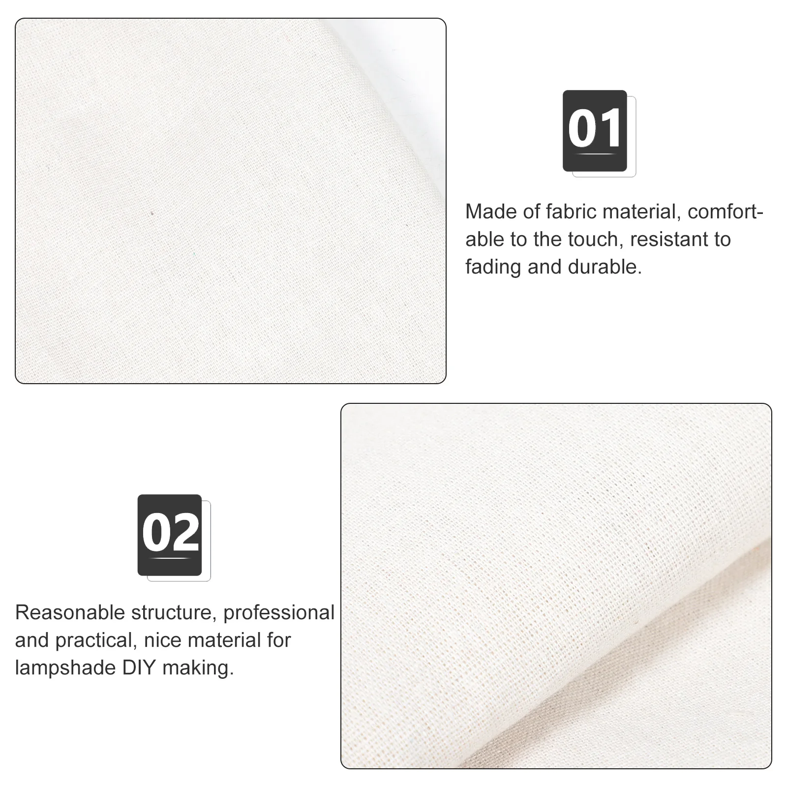 

Fabric Lampshade Material DIY Light Cover Sheet for Table Floor Desk Lamp Decor Lighting Accessories