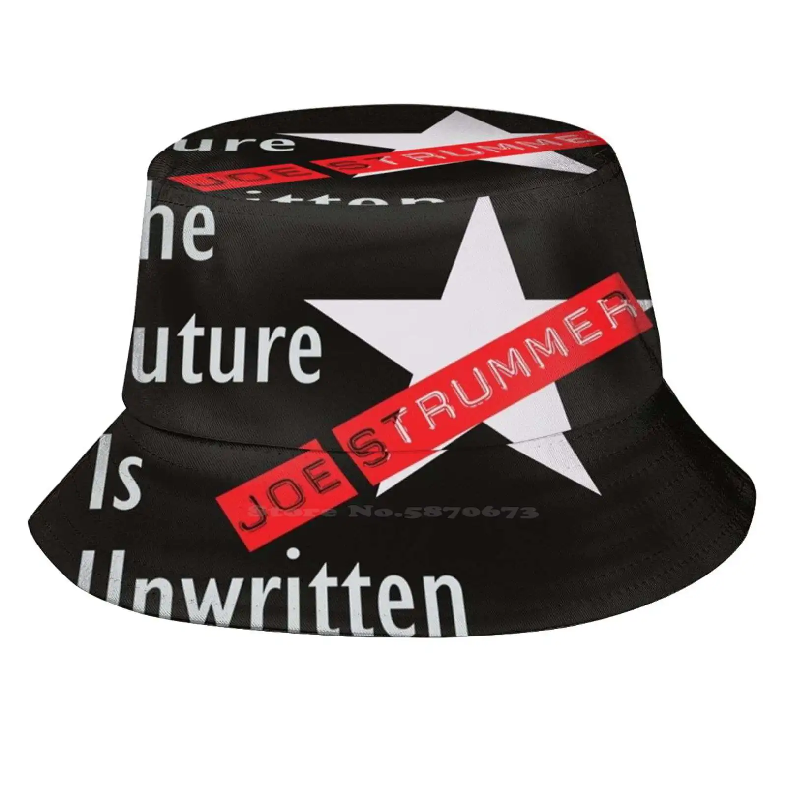 The Future Is Unwritten - Joe Strummer - Unisex Summer Cap Sunscreen Hat Future Punk Seventies Eighties Guitar Joestrummer